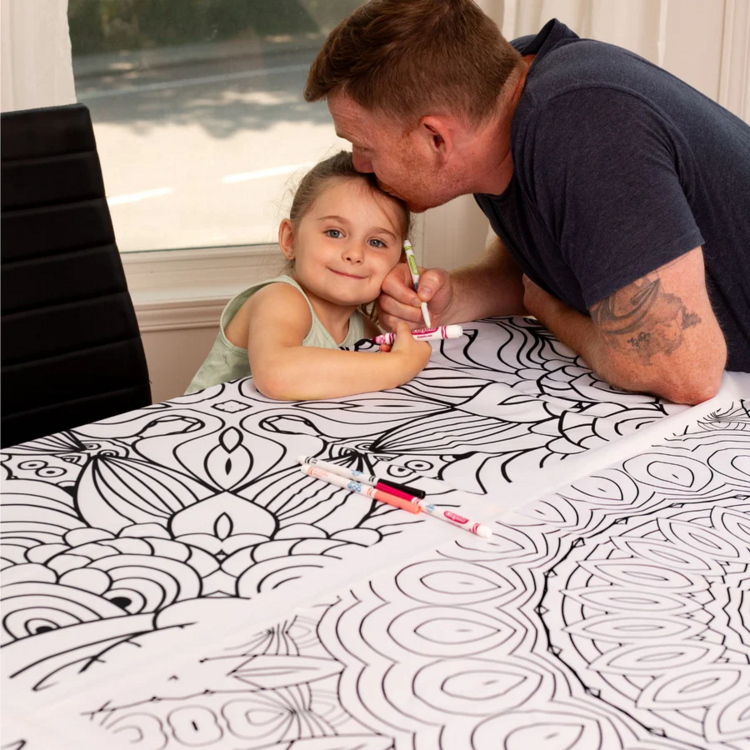 BIMOO | Nappe à Colorier - Mandala - 60x90