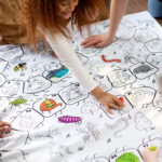 BIMOO | Nappe à Colorier - Phonologie - 45x45