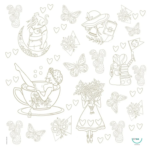 BIMOO | Nappe à Colorier - Rêve - 45x45