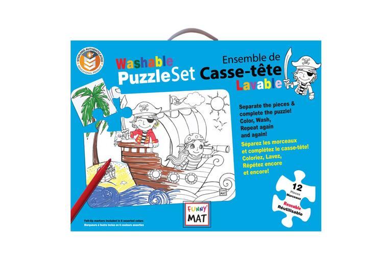 FUNNY MAT | Casse-Tête à Colorier - Pirate