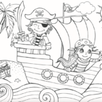 FUNNY MAT | Casse-Tête à Colorier - Pirate