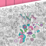 PiCO | Affiche Géante à Colorier - Les princesses