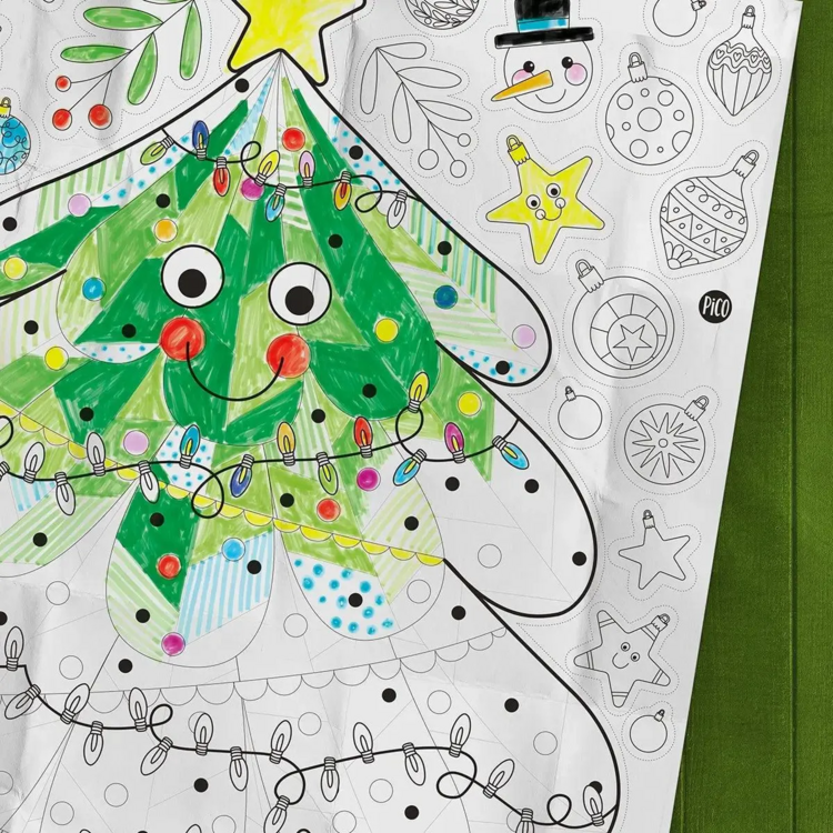 PiCO | Affiche à colorier Géante - Le sapin