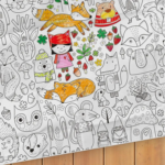 PiCO | Affiche Géante à Colorier - Les amis de la forêt
