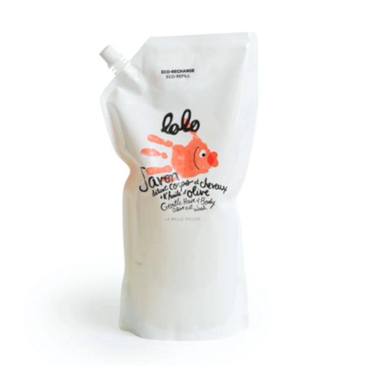 LOLO | Éco-Recharge Savon Délicat pour Corps et Cheveux - 1.5L