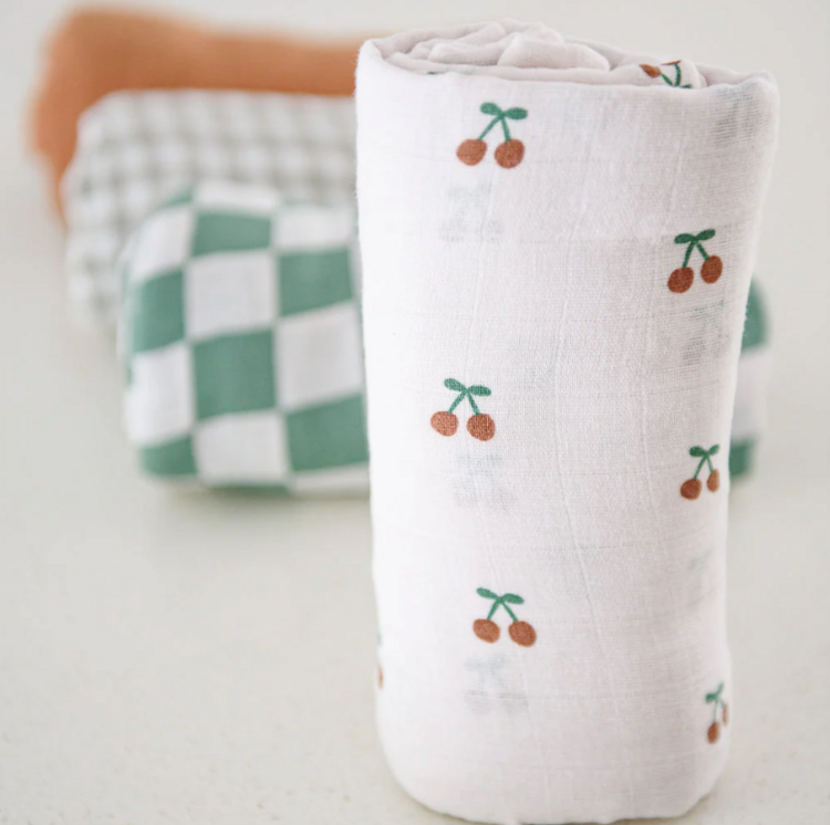 LA PETITE OURSE | Mousseline - Cerise