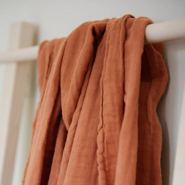 LA PETITE OURSE | Mousseline - Rouille