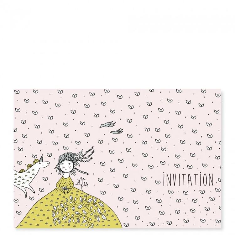 PIROUETTE CACAHOUETE | Cartes d'invitations - Licornes