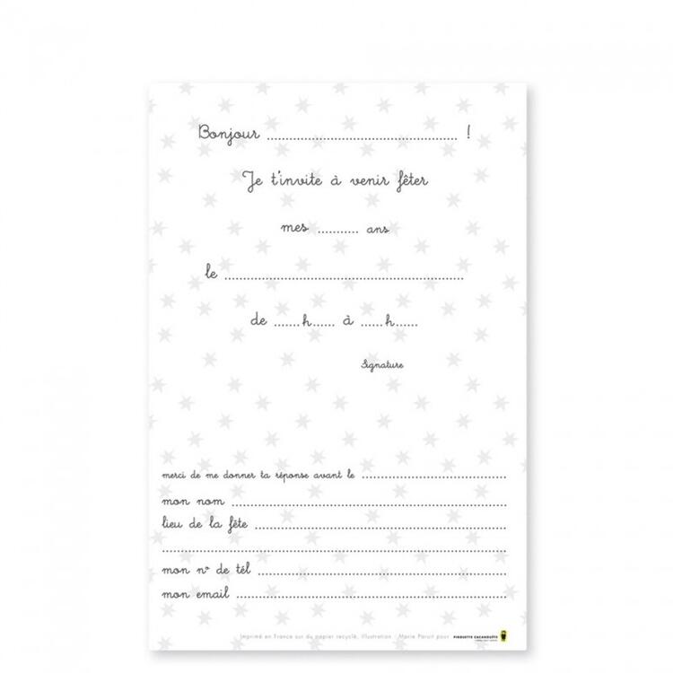 PIROUETTE CACAHOUETE | Cartes d'invitation - Animaux