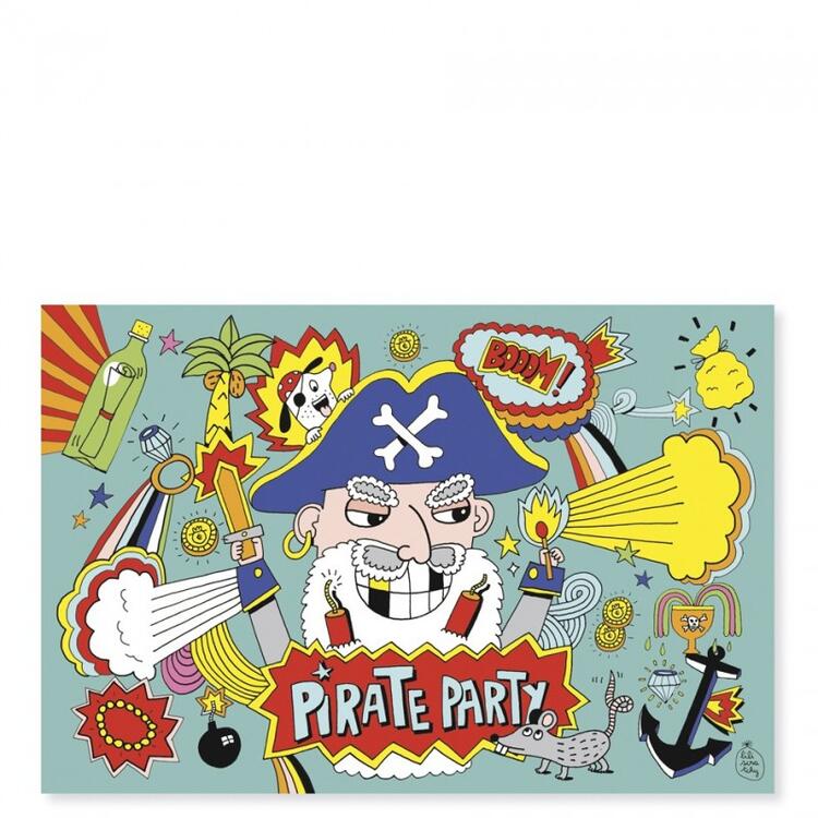 PIROUETTE CACAHOUETE | Cartes d'invitation - Pirates