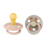 BIBS | Style Colour avec Tétine Ronde - Collection Studio - Ladybug & Blush Mix (size 1)