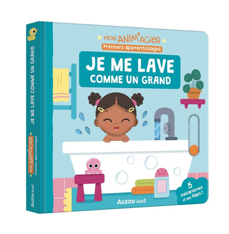 AUZOU | Mon Anim'agier Premiers Apprentissages - Je me lave comme un grand