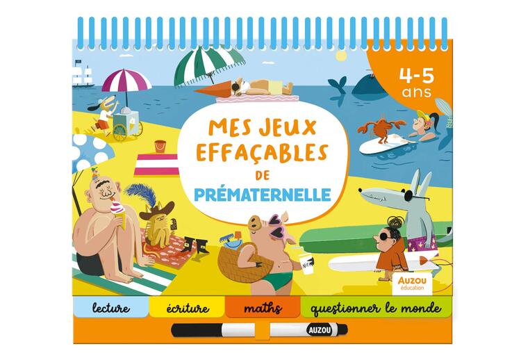 AUZOU | Mes Jeux Effaçables de Prématernelle