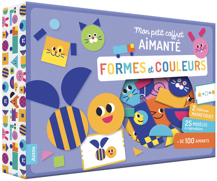 AUZOU | Mon Petit Coffret Aimanté - Formes et couleurs
