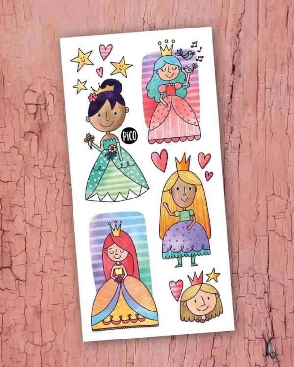 PICO TATOO | Tatouage temporaire - Mademoiselle la princesse et ses amies