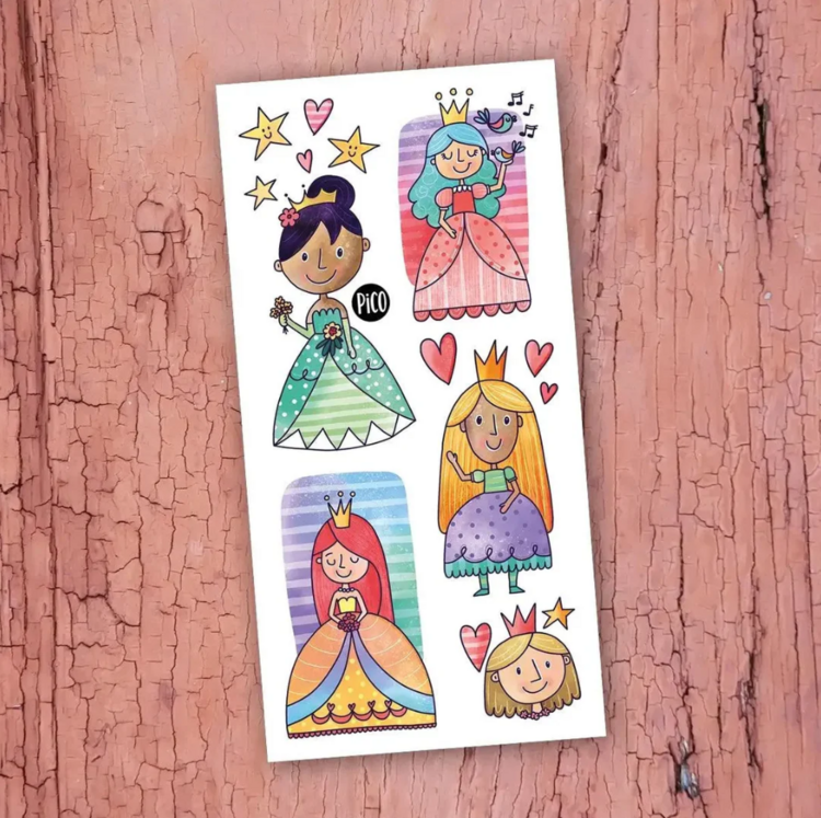 PICO TATOO | Tatouage temporaire - Mademoiselle la princesse et ses amies