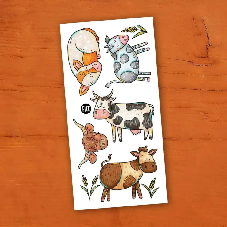 PiCO | Tatouage Temporaire - Les jolies vaches