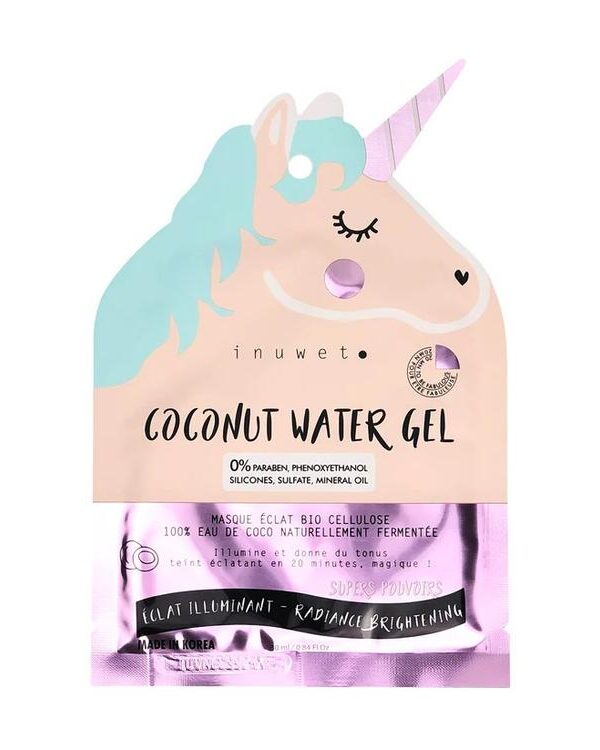 INUWET | Masque visage biocellulose - Éclat illuminant