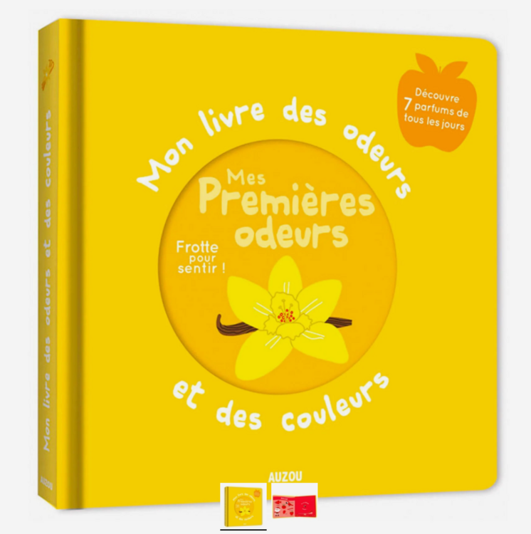 AUZOU | Mon Livre des Odeurs et des Couleurs - Mes premières odeurs