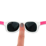 RO-SHAM-BO | Lunette Polarisée pour 5 ans et plus - Blanc & rose