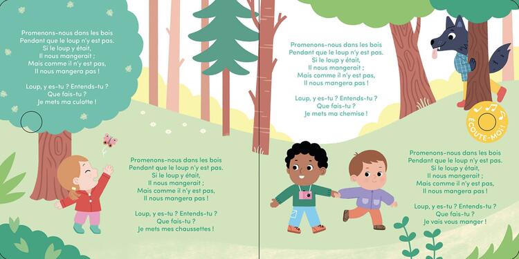 AUZOU | Ma comptine animé - Promenons-nous dans les bois