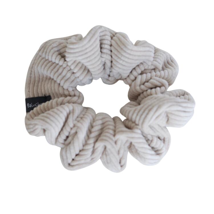 BALUCHON | Chouchou en corduroy format régulier - Beige
