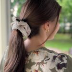 BALUCHON | Chouchou en corduroy format régulier - Beige