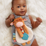 Itzy Ritzy | Peluche Itzy Friends Lovey - Wyatt la vache