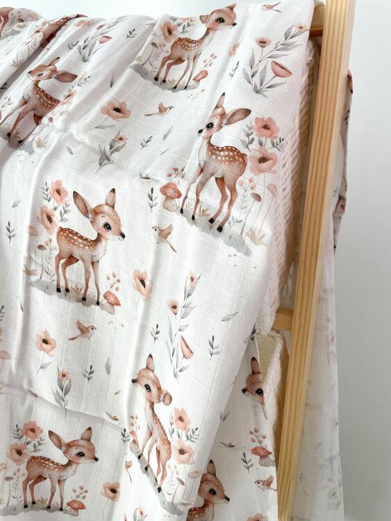 CRÉATION JADE | Mousseline de Bambou & Coton - Bambi *Imparfait*