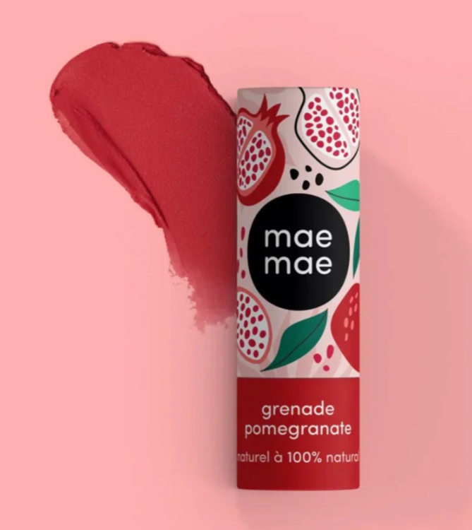 MAE MAE | Baume à Lèvres Naturel Teinté - Grenade