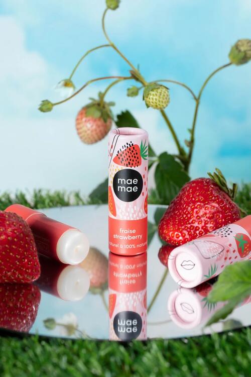 MAE MAE | Baume à Lèvres Naturel - Fraise