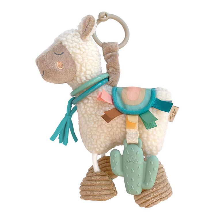 ITZY RITZY | Peluche d'Activité avec Jouet de Dentition - Lama