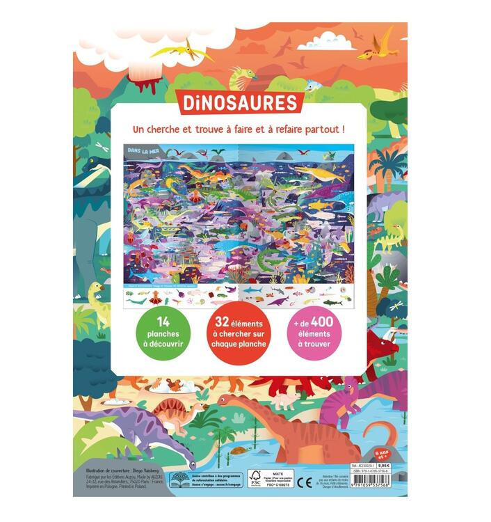 AUZOU | Cherche et Trouve - Dinosaures
