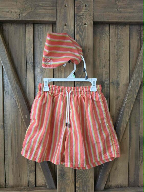 98 COAST AV. | Short maillot rayé (S/P homme)