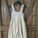 SOURIS MINI | Robe avec Dentelle - Ivoire (8 ans)