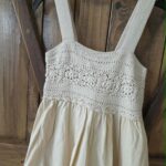 SOURIS MINI | Robe avec Dentelle - Ivoire (8 ans)