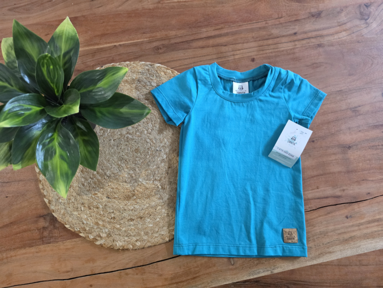 ZIBOUTIK | T-shirt évolutif turquoise (3-12 mois)