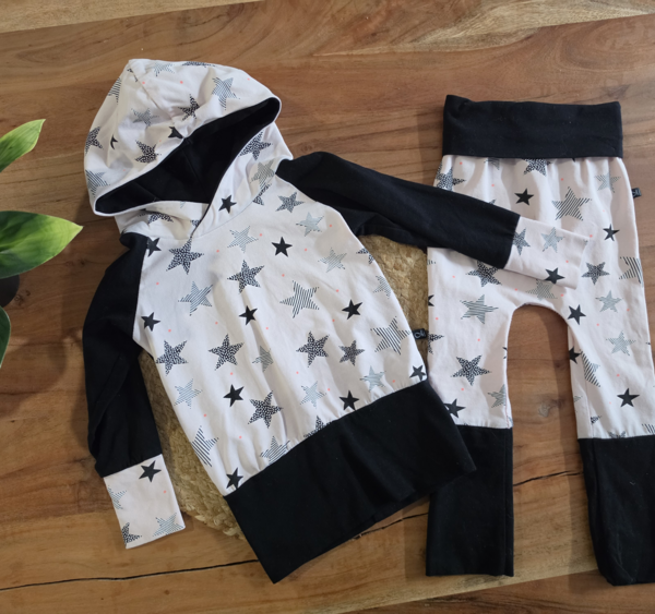 MORI7 | Chandail + pantalon évolutif - étoile (12-24 mois)