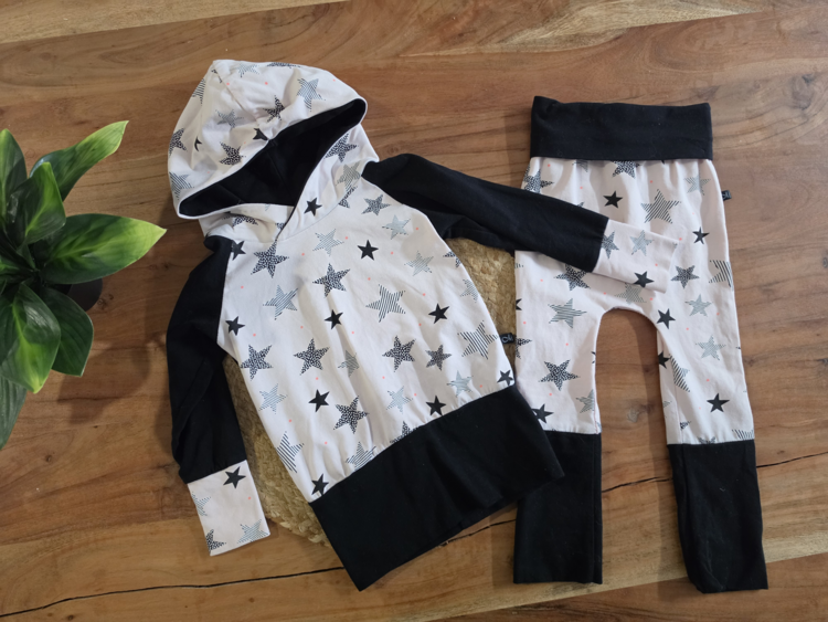 MORI7 | Chandail + pantalon évolutif - étoile (12-24 mois)