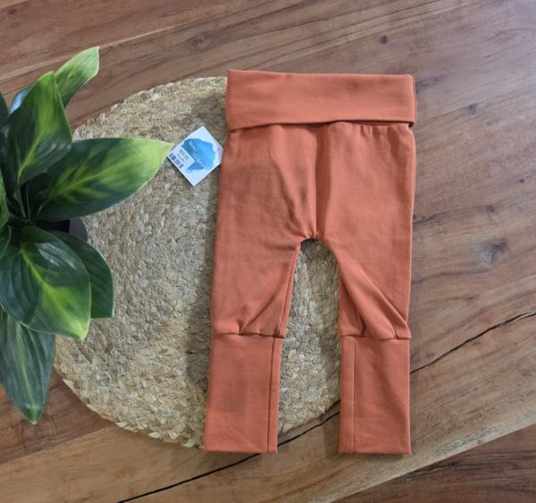 PETITES CONFECTIONS | Pantalon évolutif - rouille (0-6 mois)