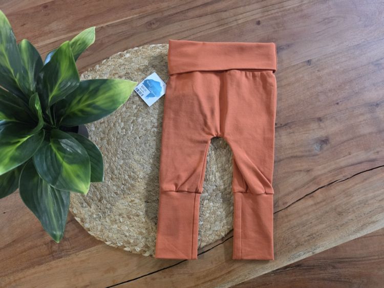 PETITES CONFECTIONS | Pantalon évolutif - rouille (0-6 mois)