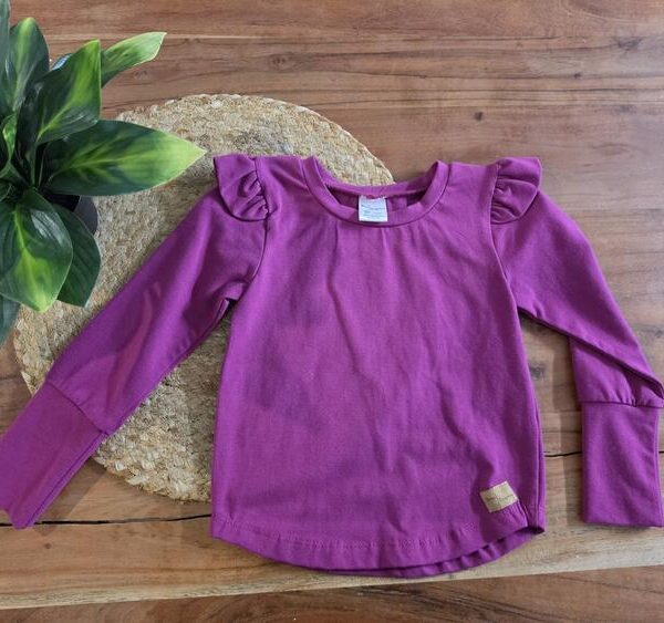 PETITES CONFECTIONS | Chandail évolutif - Framboise (1-3T)