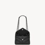 YVES SAINT-LAURENT | Sac à main en cuir noir