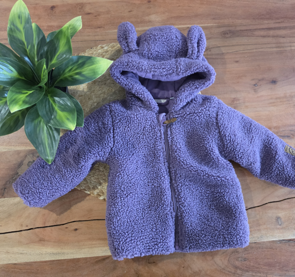 MINYMO | Veste en Sherpa - Violet (9 mois)