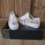 KEDS x RIFLE PAPER CO | Soulier à Plateforme avec Broderies Florales - Blanc (gr.8,5)  *Neuf