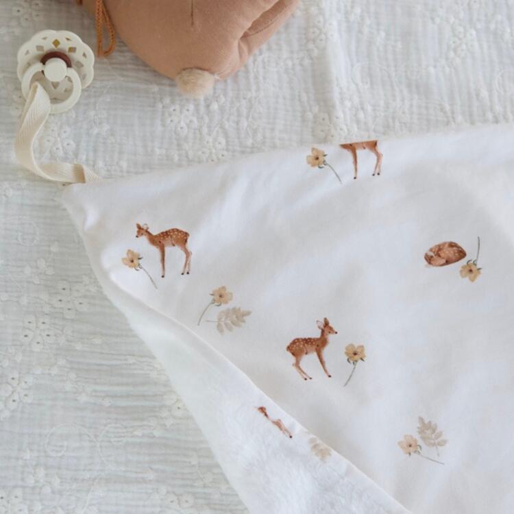 BALUCHON | Mini doudou attache-suce - Bambi