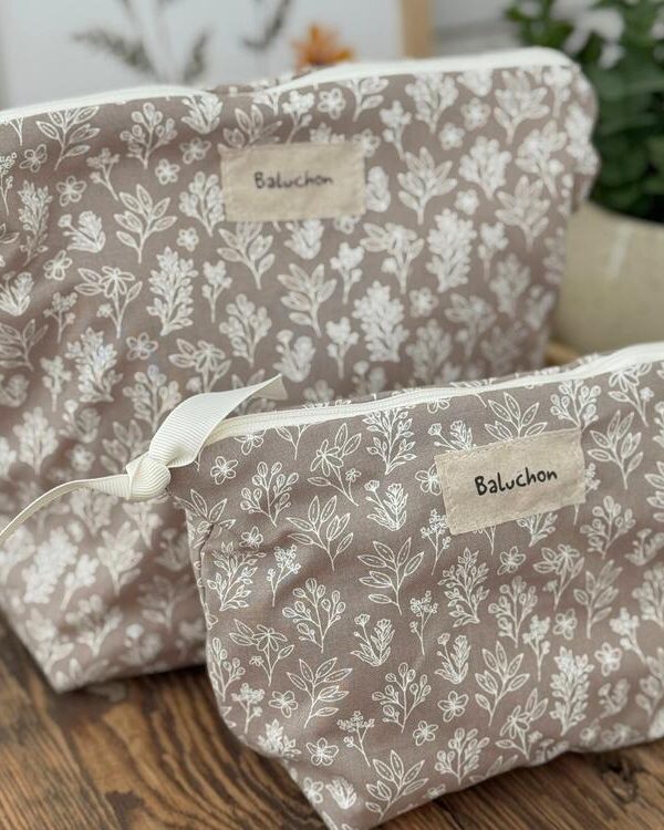 BALUCHON | Petit Sac à Cosmétique - Taupe