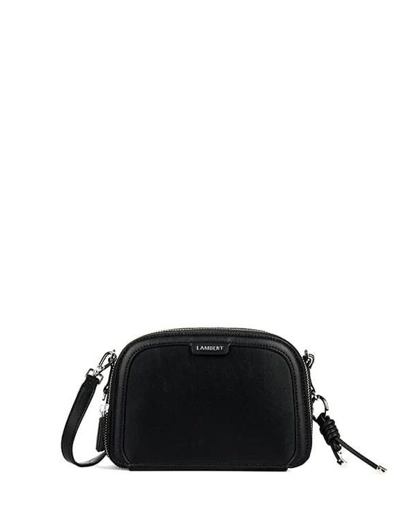 LAMBERT | Le Emmy - Sac bandouilère en cuir vegan - Noir