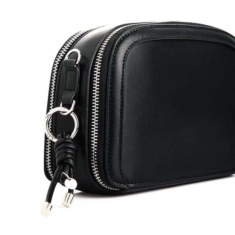 LAMBERT | Le Emmy - Sac bandouilère en cuir vegan - Noir