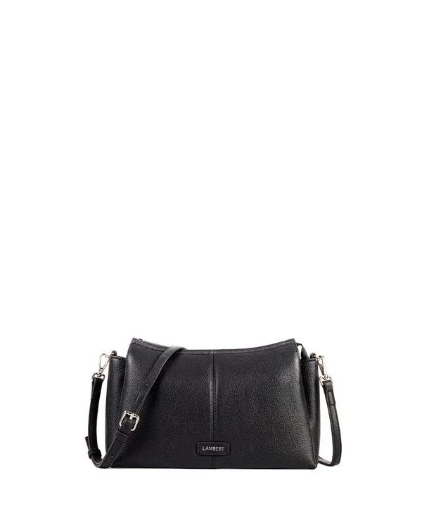 LAMBERT | Le Eleanor - Sac bandoulière en cuir vegan - Noir